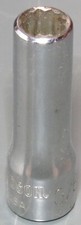 Harley-davidson 38 Drive Chrome Deep Socket 38 Sae 12 Pt Hdl3812