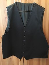 NEW   Men's Formal Black Vests size large