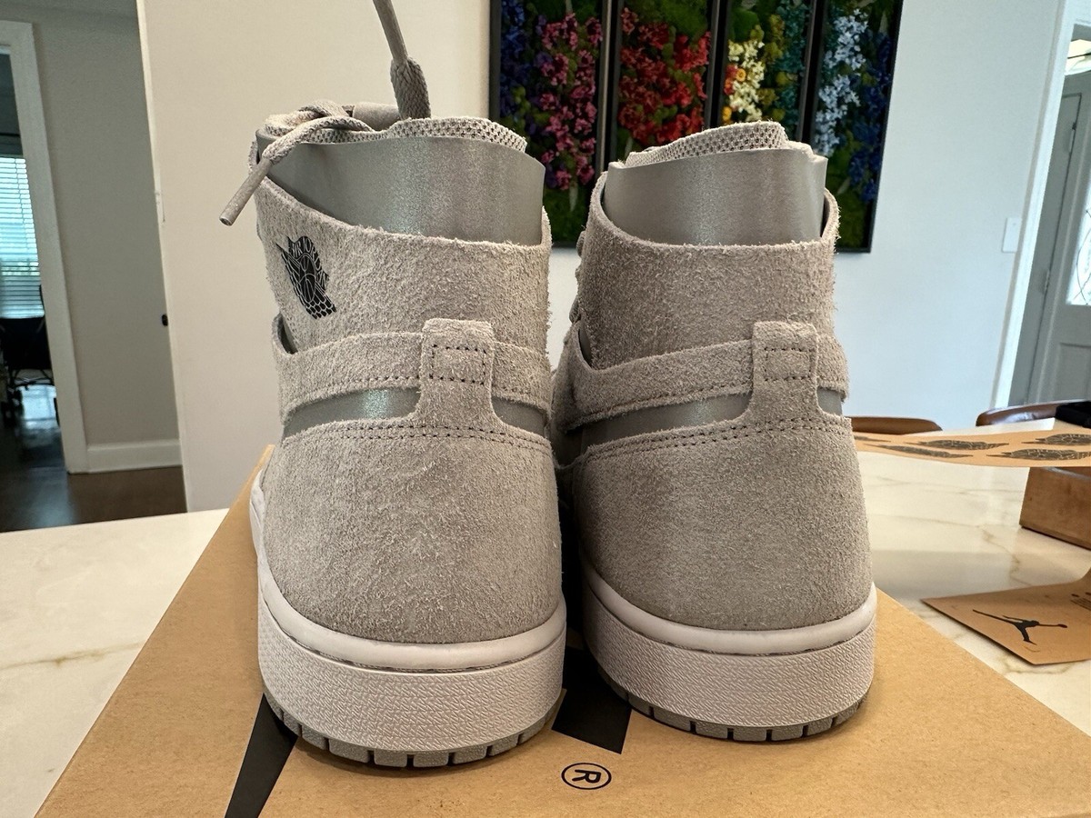 Size 12 - 3M Air Jordan 1 Zoom Comfort High Medium Grey W