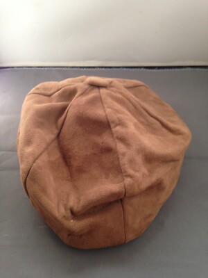 Antique 40s Suede Hat Union Made United Hatters Cap Millinery Works RARE 