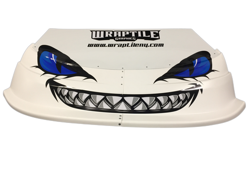 Rennwagen Scheinwerfer Grill Vinyl Aufkleber Grafik Kits - Bild 26 von 42