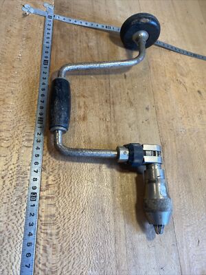 (Nr. 6 OLD TOOL, ALTES WERKZEUG, Kurbelwelle, Holzschreinerei.