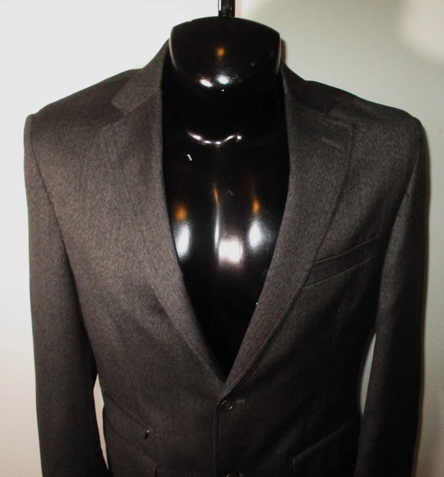 DANIEL HECHTER Brown Wool Blazer Suit Jacket Size 40R NWOT - Image 2 of 4