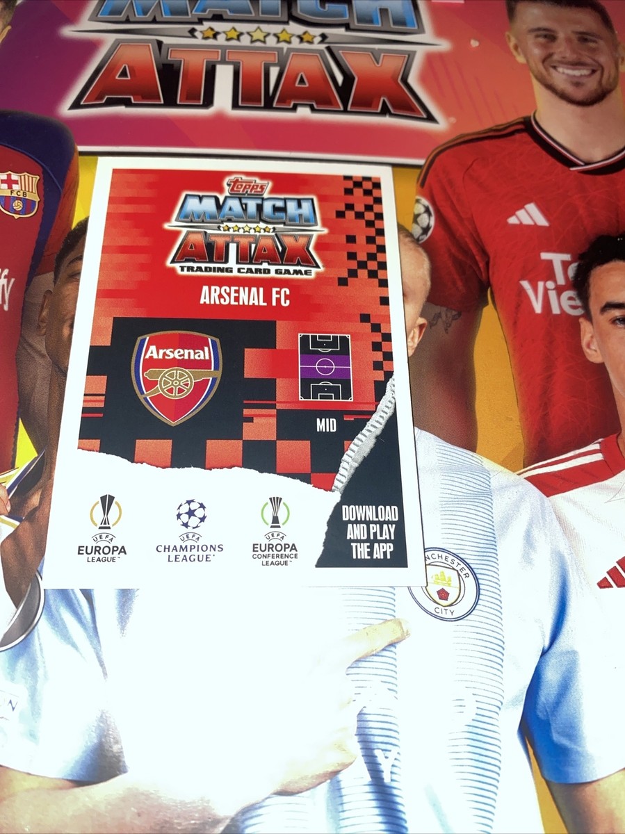 Topps Match Attax 23/24 1st Playmaker Arsenal Fc Bukayo Saka #41