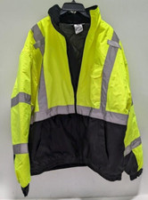 Ergodyne Neon Safety Work Gear Type R Class 3 Insulated Coat Sz 4XL Mens