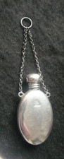 antique hallmarked silver chatelaine flask perfume holder zimmerman early 20th c