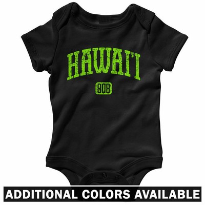 Hawaii 808 One Piece State Honolulu Hi Baby Infant Creeper Romper Nb To 24m Ebay