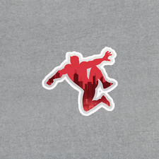 Spider-Man Silhouette Sticker - Superhero Decal for Marvel Fans 5474