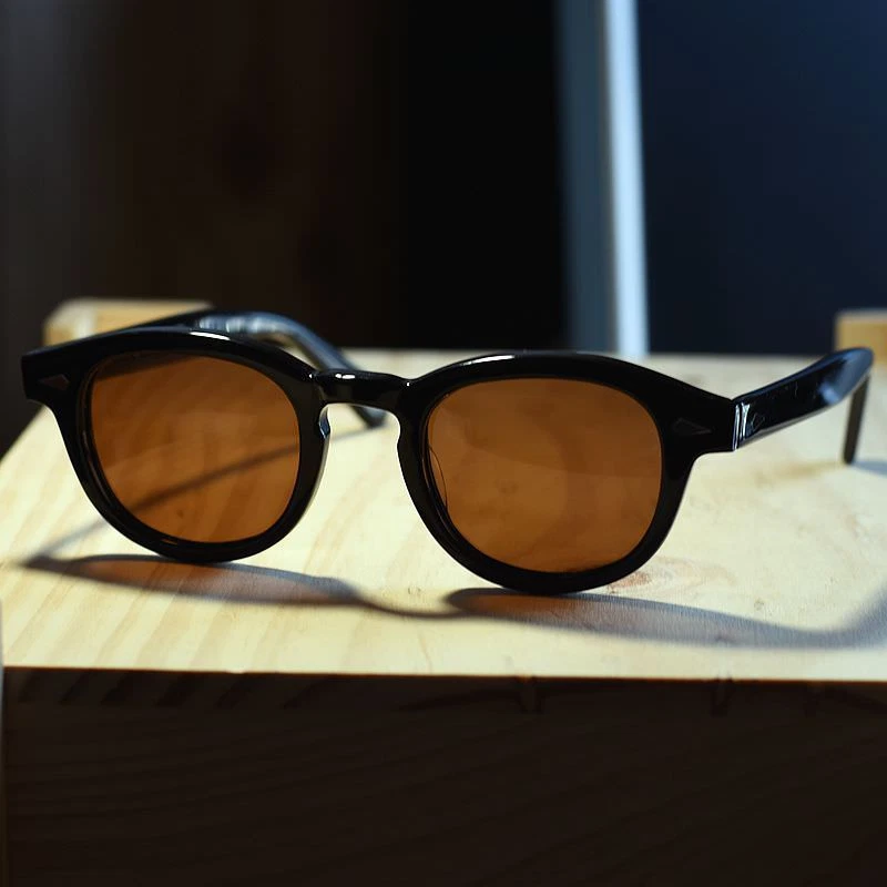 Vintage polarized sunglasses men s 1960 s acetate black glasses