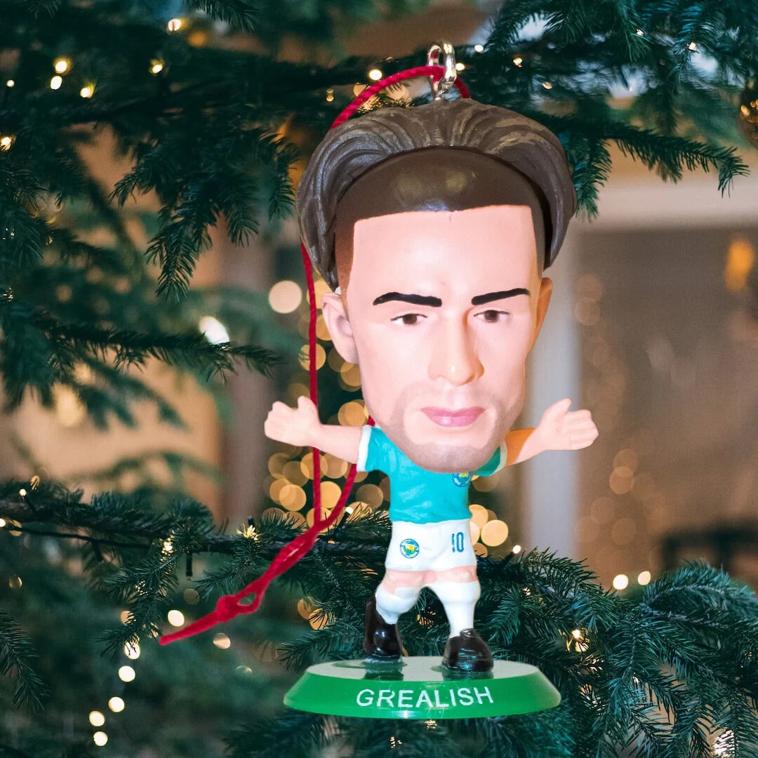 Jack Grealish Manchester City Christmas Ornament/SoccerStarz