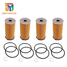 4 Pcs Oil Cleaner w/O-ring Fit for 2022-2023 Kia Carnival 3.5L 26320-3N000