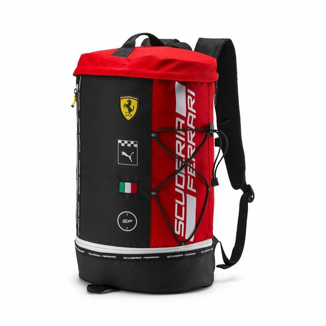 puma ferrari backpack red