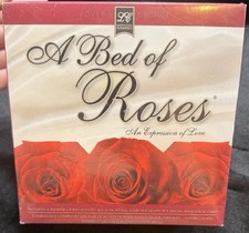 A Bed Of Roses-Includes Red Scented Silk Rose Petals,4 Tea Lights, Invite Card