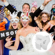  Masque de lapin, 4 pièces, masques de lapin, masques vierges à peindre, projets