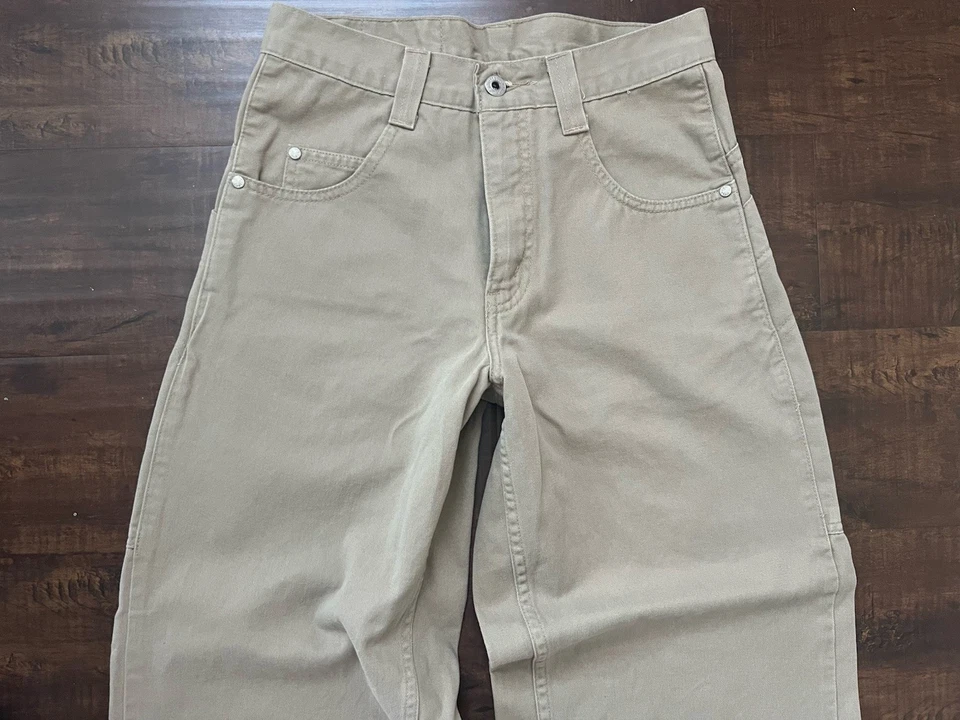 LEVI’S Women’s RARE Ankle BARREL Leg RED TAB Pant Canvas Mid Rise Bohemian sz 26 - Image 4 of 4