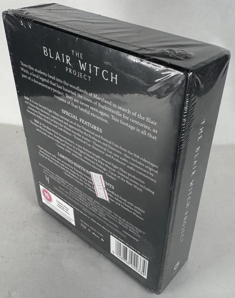 The Blair Witch Project - New/Sealed Ltd Edition Blu-ray Set - CELLOPHANE TORN - Image 4 of 4