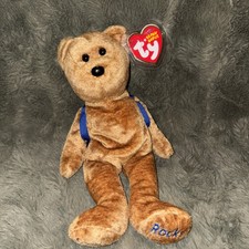 TY Beanie Baby - ABC's the Bear (9 inch) - MWMTs Stuffed Animal Toy