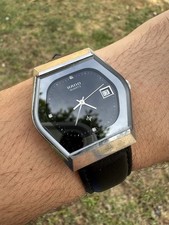 Vintage RADO WATCH Diamond Marks Quartz 107.2016.4 Date Indicator