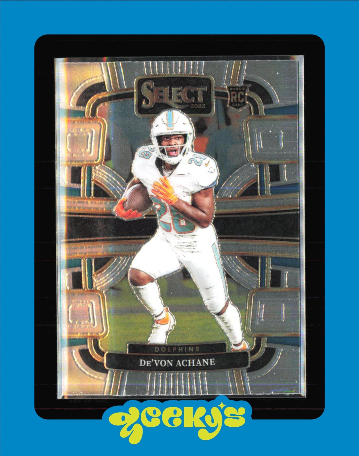 DOLPHINS 2023 Panini Select - Concourse De'Von Achane #63 (RC)