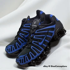 Nike Shox TL Shoes Black Court Blue IH1338-002 Men's Sizes NEW