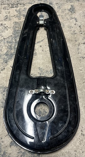 Vintage Cruiser Bike Chain Guard Metal Black Unknown Maker - Picture 5 of 10