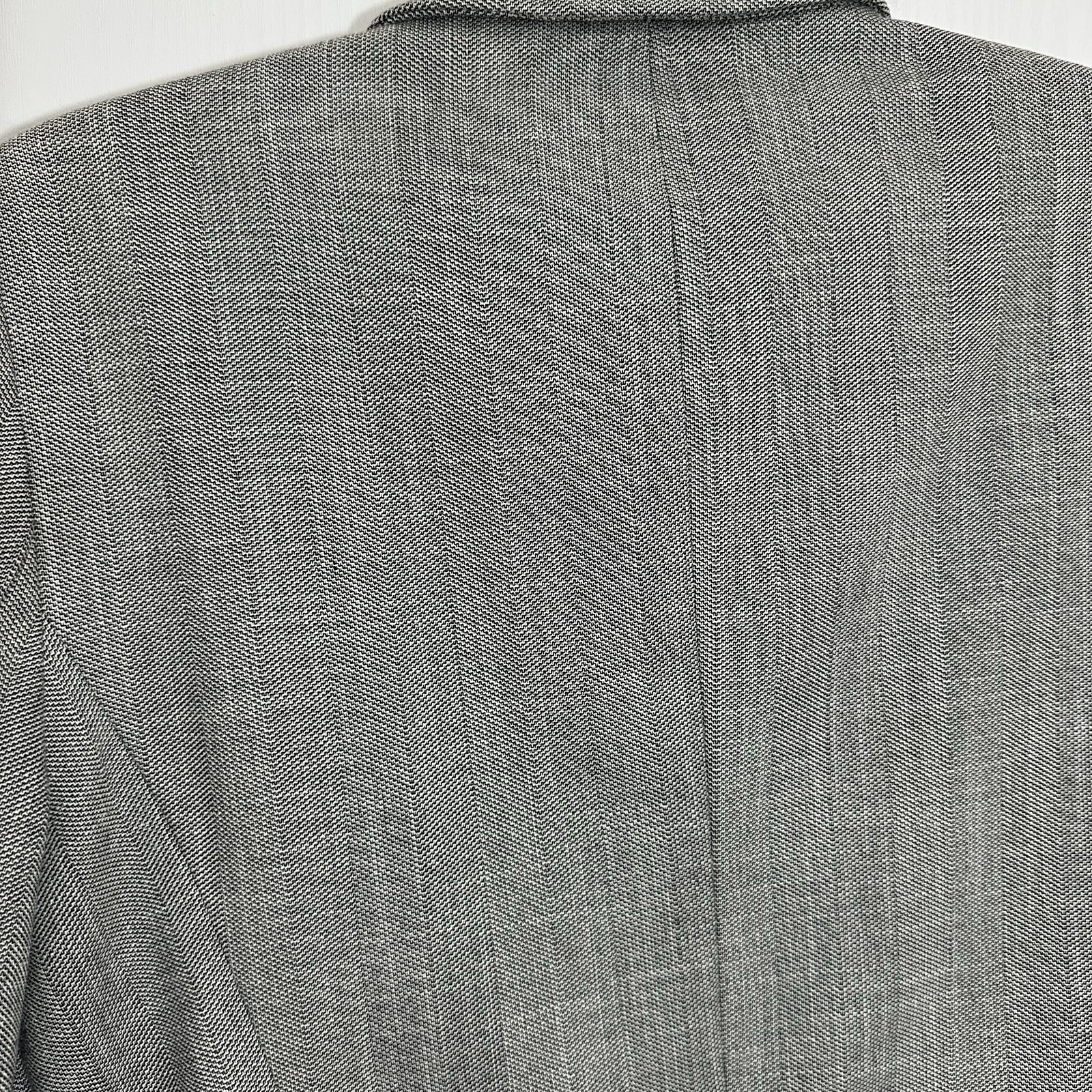 Zara Basic Blazer Women’s Large One-Button  Gray … - image 5