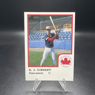 1986 Vancouver Canadians-Pacific Coast League Baseball ProCard-B. J. Surhoff