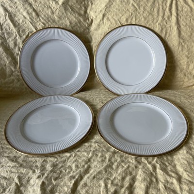 Classique D'or Fitz & Floyd Lot Of 4 Replacement Dinner Plates 172 Discontinued