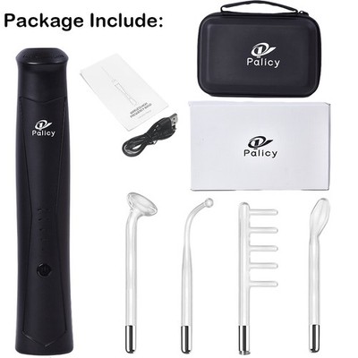 High Frequency Facial Skin Care Wand Machine Set Anti-aging Acne Hair Treatment