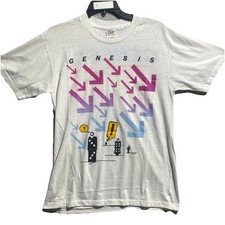 Vintage 1986 Genesis Invisible Touch Tour Single Stitch T-Shirt USA Made L