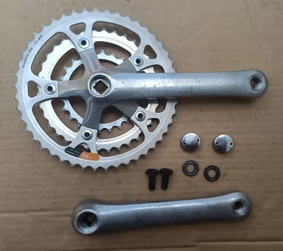 Vintage Shimano DEORE LX,  FC-M 550, Kurbelgarnitur,  175mm  Kurbel , 3 Fach - Bild 1 von 4