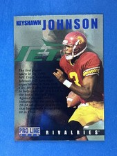 1996 Pro Line Rivalries #R16 Keyshawn Johnson / Marvin Harrison RC
