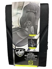 HEATED CAR SEAT CUSHION 12V By AUTO-DRIVE Adjustable Heat Setting NEW