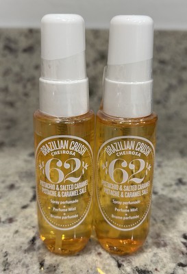 2-SOL DE JANEIRO 62 pistachio and salted Caramel PERFUME MIST SPRAY 1.0 Oz/30ml.