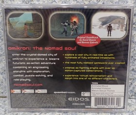 Video Game Sega Dreamcast Omikron The Nomad Soul NEW SEALED Jewel #3