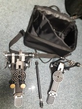 Sonor Double Bass Drum Kick Pedals DP472 With Case Lovely Condition