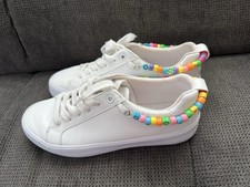 Graceland Sneaker Weiß mit Kette Bunt Gr 38