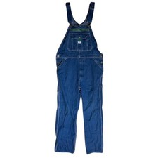 Liberty Vintage Y2k Cotton Denim Dungarees Carpenter Bib Overalls 38