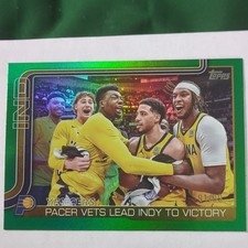 Topps 2025-26 Tyrese Haliburton YES'CERS #280 Pacers Green Foilboard /99