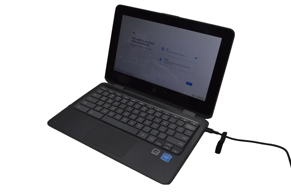 HP x360 11 G1 EE Chromebook N3350 4GB 32GB SSD 11.6" Chrome OS Grade B - Image 2 of 3