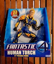 FANTASTIC 4 FOUR TOY BIZ 2005 MARVEL HUMAN TORCH 12