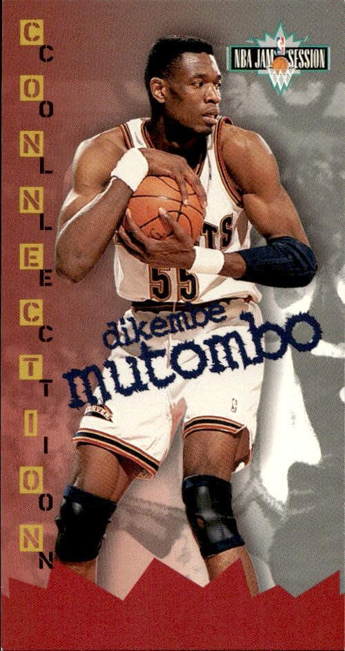 Figurina NBA Jam Session Fleer 1995/96 # 26 Dikembe Mutombo Denver Nuggets