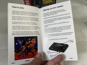 Sega GENESIS Authentic CONTRA HARD CORPS CIB read