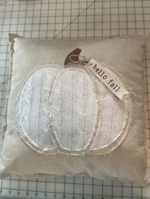 Hello Fall Pumpkin Accent Pillow 16 X 16