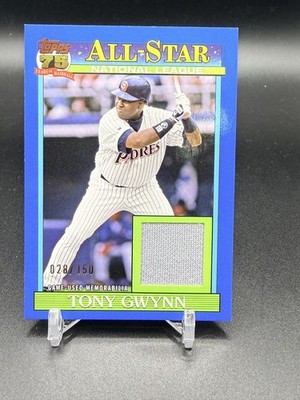 2026 Topps Series 2 Tony Gwynn All-Star Jersey Relic SP Blue Border /150 Padres