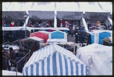 Photo:Main city market, booths for clothes and shoes, Arkhangelsk, Russia