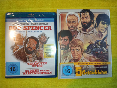 Die 5 Gefürchteten MEDIABOOK & Sie verkaufen den Tod | Blu-Ray | Bud Spencer