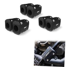 3 Pair 22mm/25mm/28mm Motorcycle Engine Guard Bumper Crash Bar Protectors,