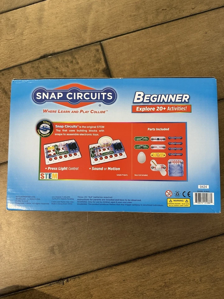 Elenco Snap Circuits Beginner Electricity Learning Kit SCB20 - Image 2 of 2