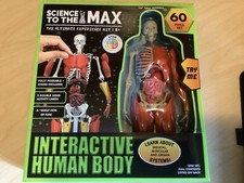HUMAN BODY Skeleton 14 Action Figure - Science Model - 60 Pieces New